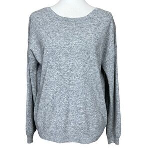 BANANA Republic Gray  V Back Cozy Pull-Over Sweatshirt